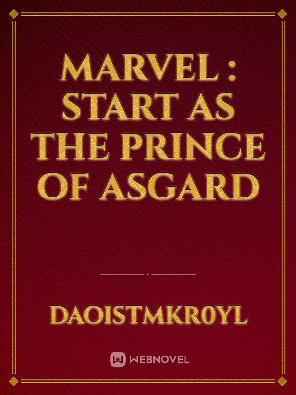Marvel : start as the prince of Asgard Book