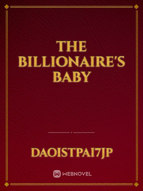 The billionaire's baby Book