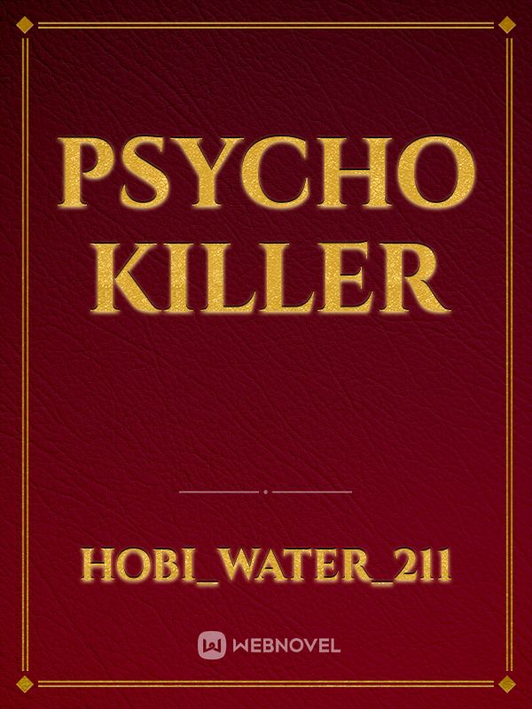 psycho killer Book