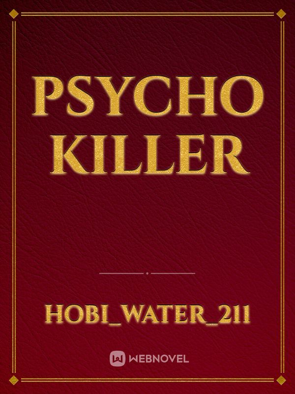 psycho killer Book