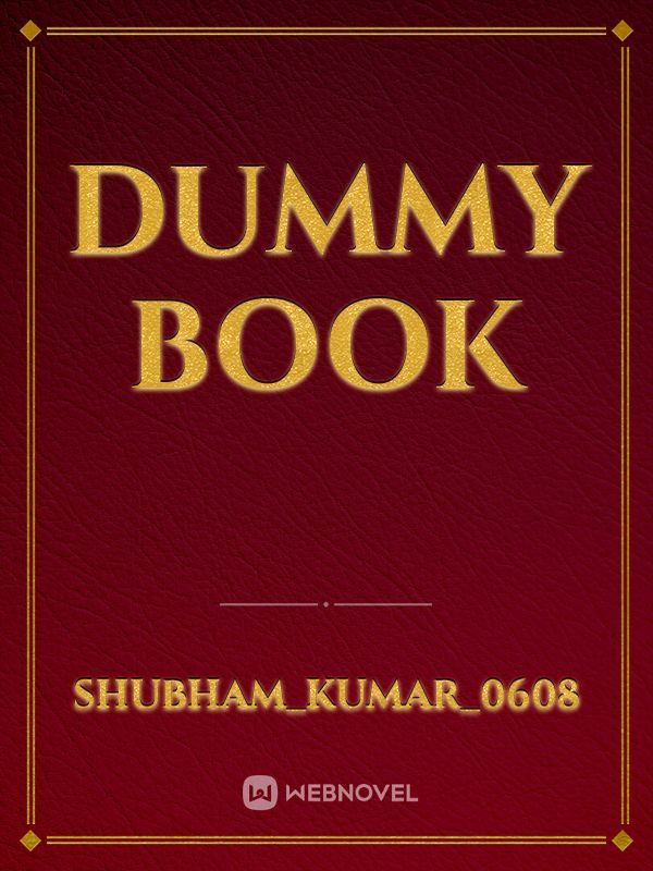 dummy book Book