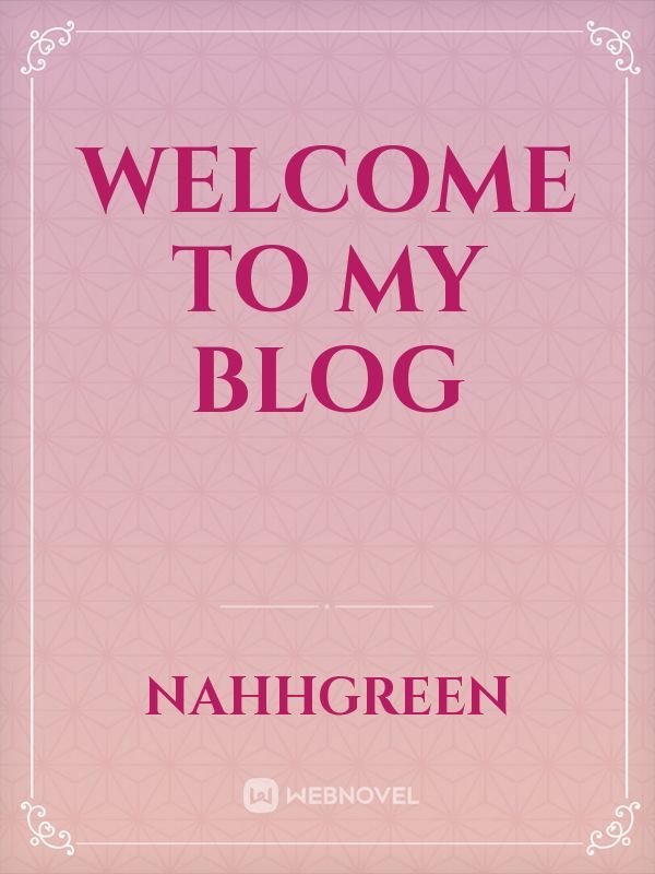 Welcome to my blog Book
