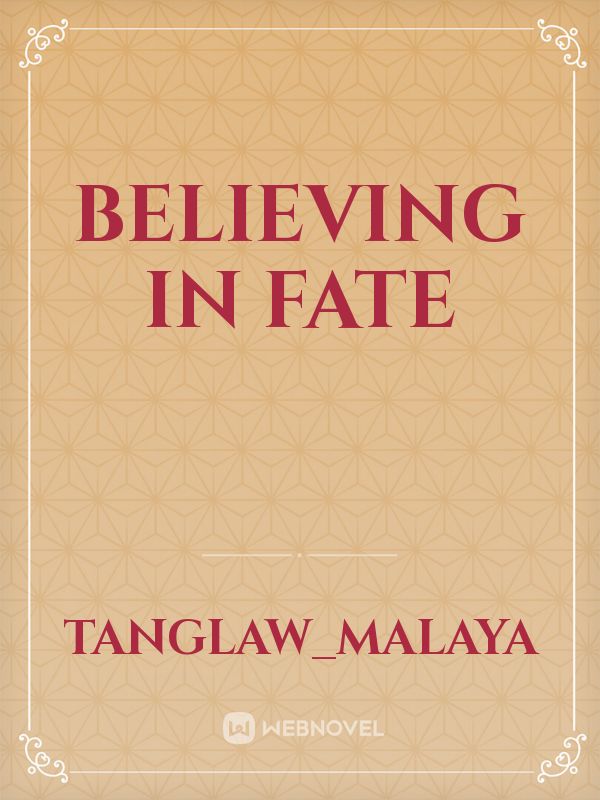 Believing in Fate Book