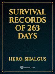 survival records of 263 days Book