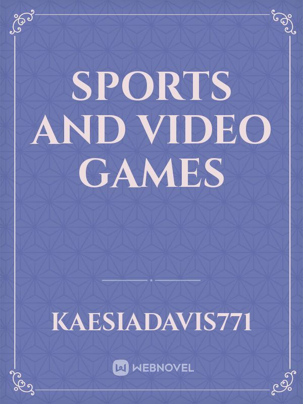 Sports and video games Book