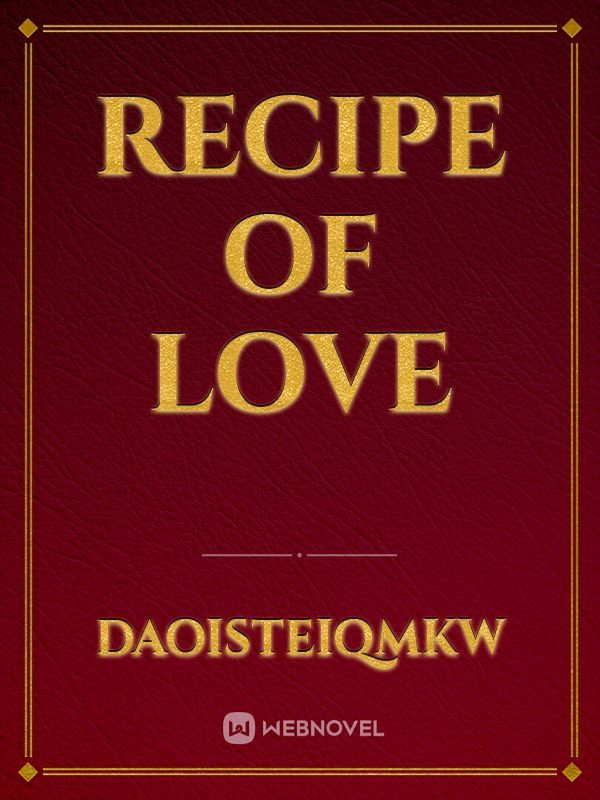 Recipe of Love Book