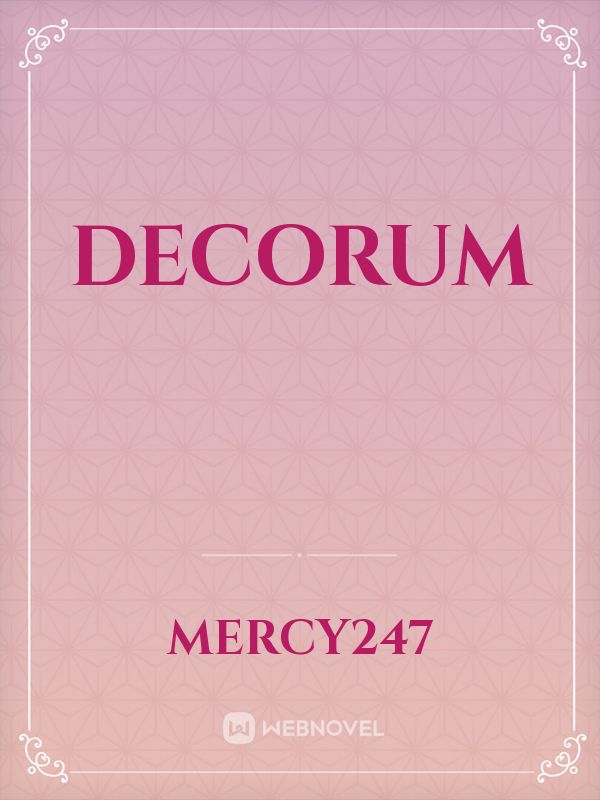 DECORUM Book