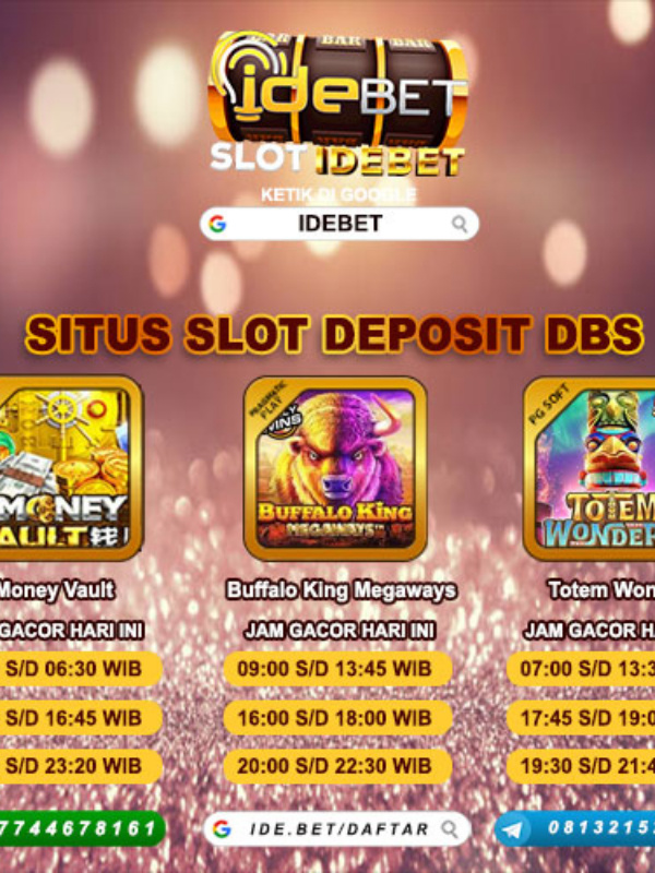 IDEBET | Link Slot Deposit Bank DBS Resmi Dan Terpercaya