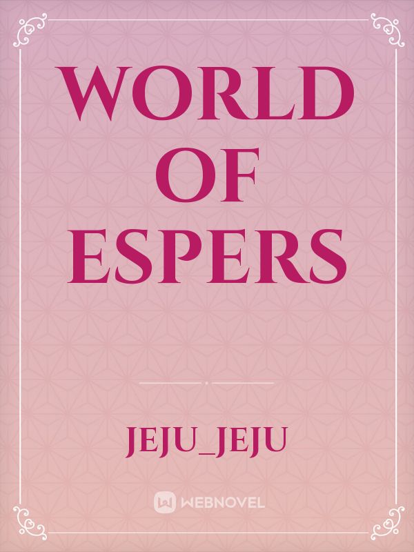 World Of Espers Book