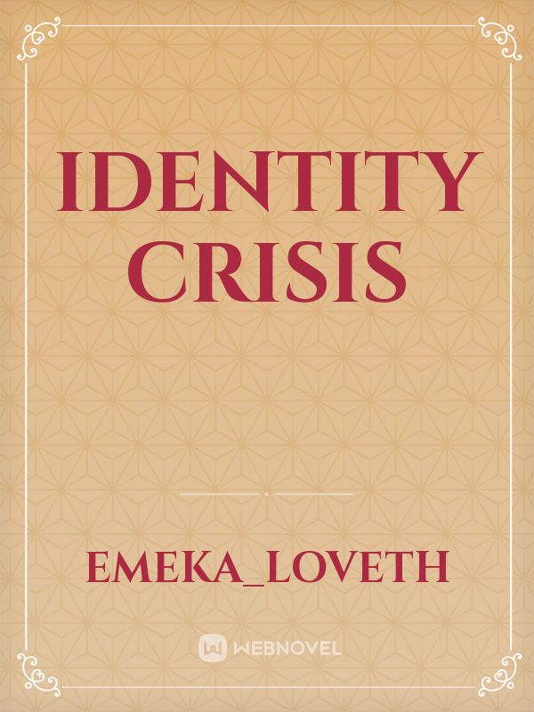 identity crisis Book