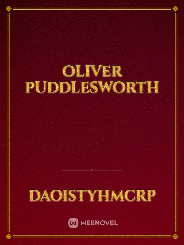 Oliver Puddlesworth Book