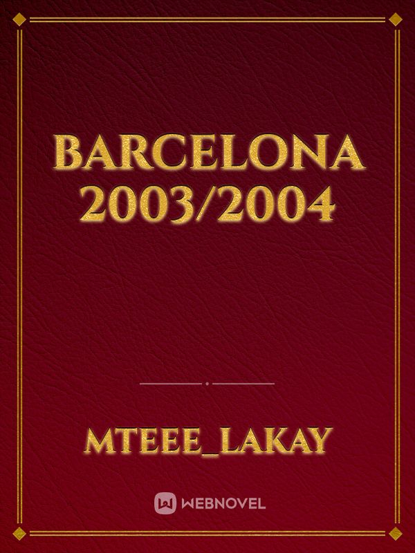 BARCELONA 2003/2004 Book