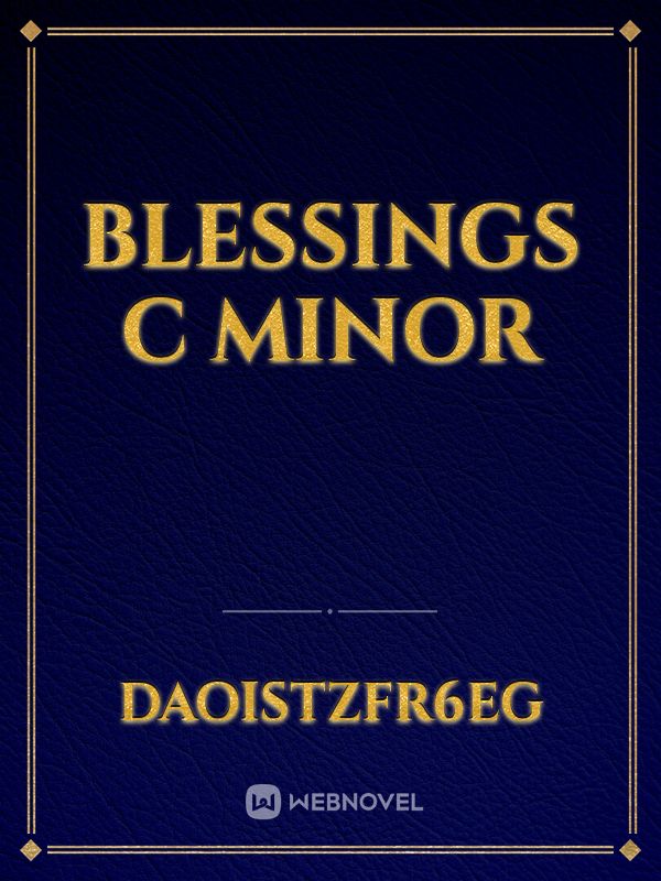 Blessings c minor Book