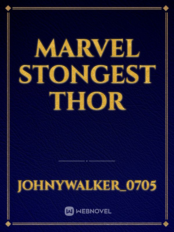 Marvel Stongest thor Book