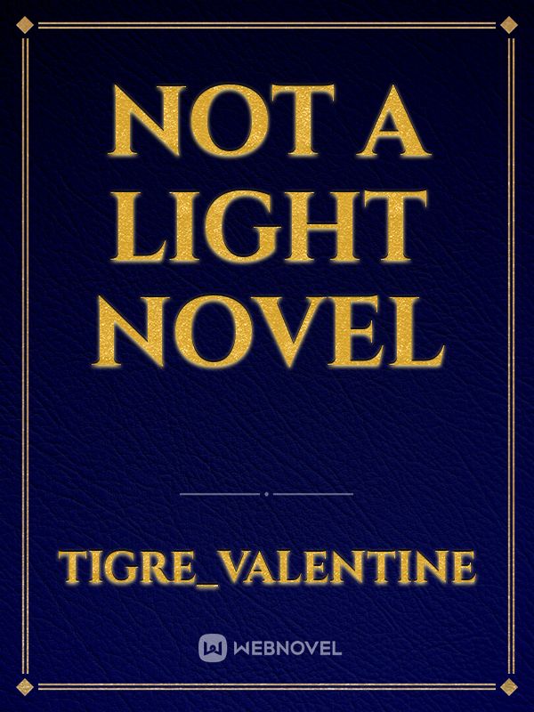 not a light novel Book
