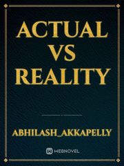 Actual vs Reality Book