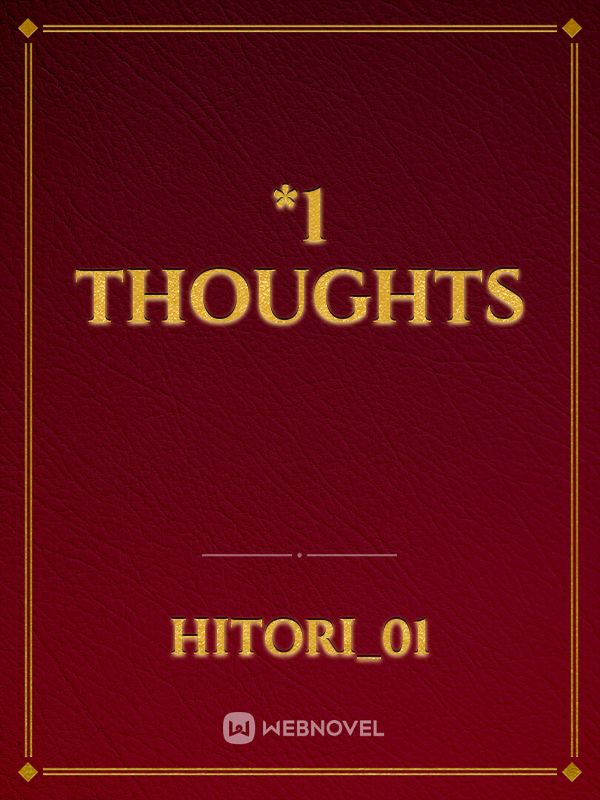*1
thoughts Book