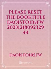 please reset the booktitle DaoistO1b5FW 20231218092329 44 Book