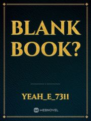 Blank book? Book