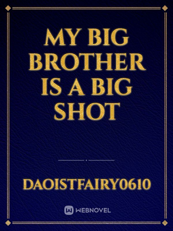 My Big Brother is a Big Shot Book