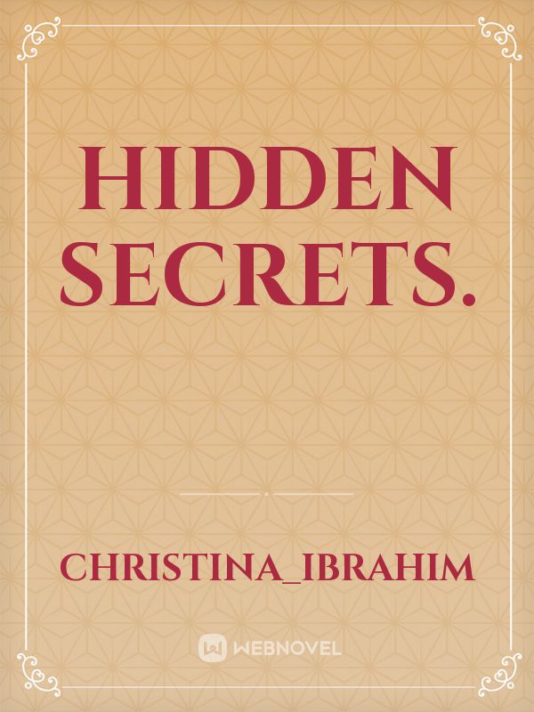 hidden secrets. Book
