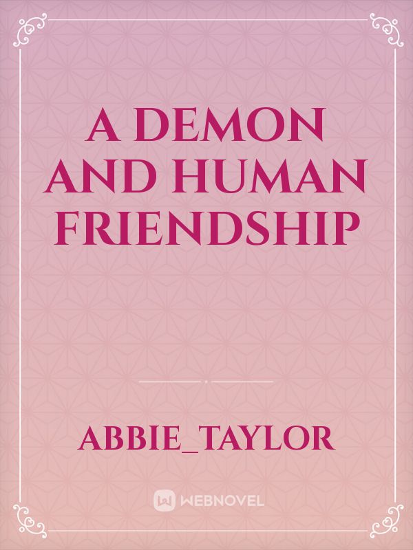 A demon and human friendship Book