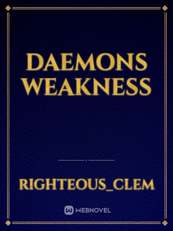 Daemons weakness Book