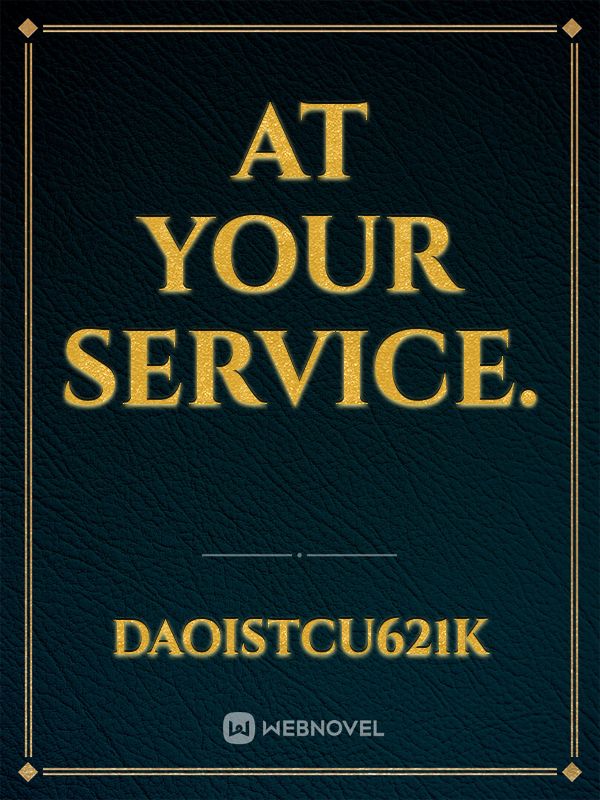 At your service. Book