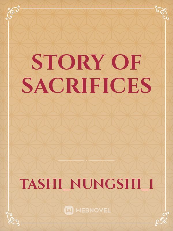 story of sacrifices Book
