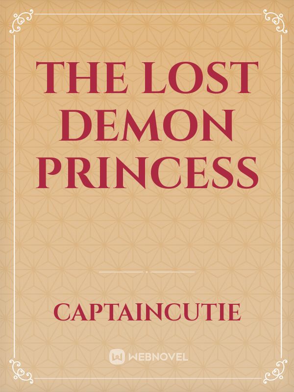The lost Demon Princess Book