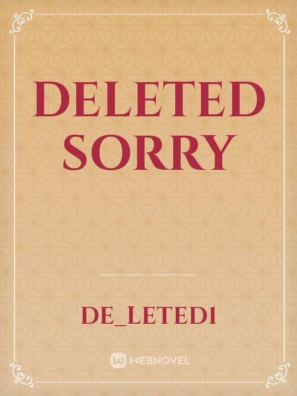 Deleted sorry Book