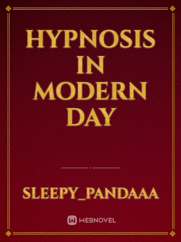 Hypnosis in modern day Book
