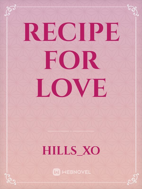 Recipe for Love Book