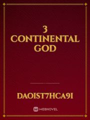 3 Continental God Book