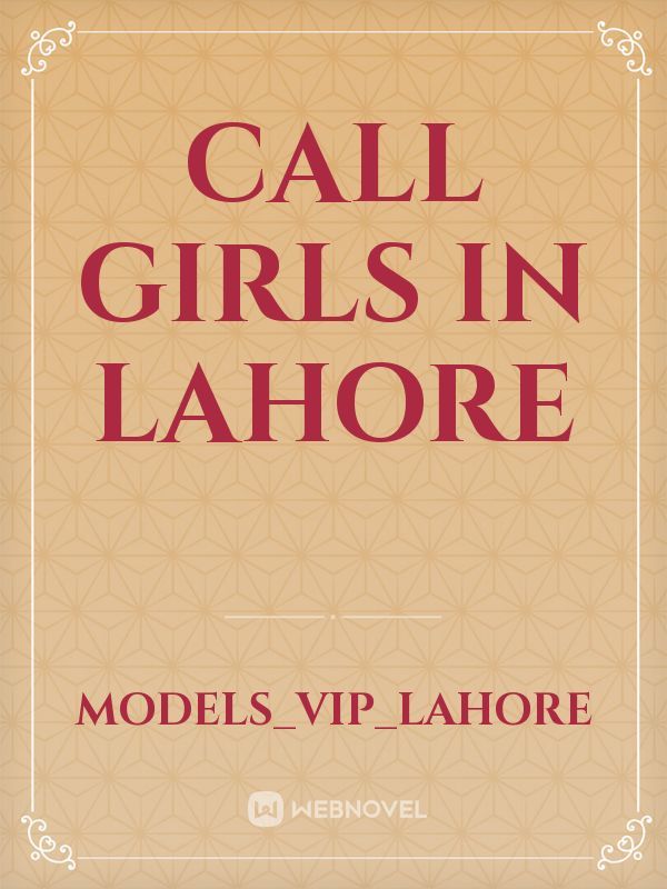 call girls in Lahore