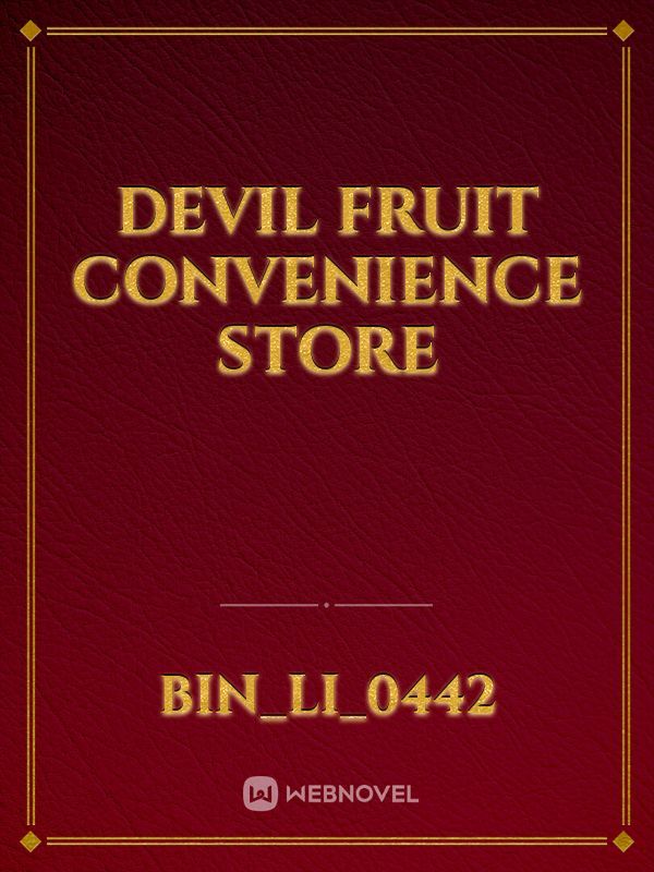 devil fruit convenience store Book