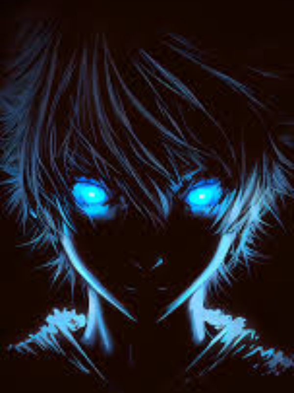 anime boy dark energy release