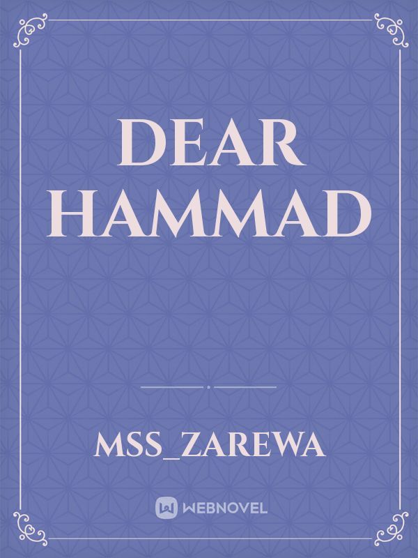 Dear Hammad Book