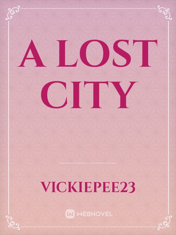 A lost city Book