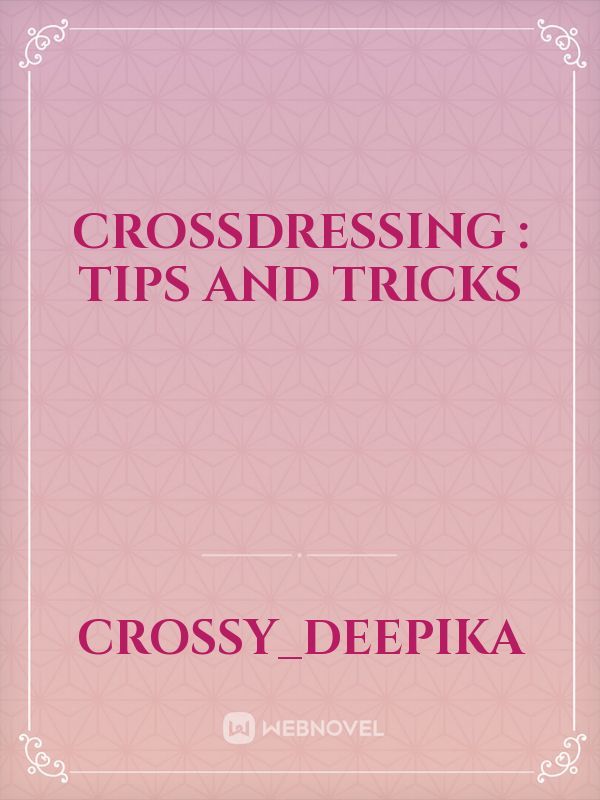 Crossdressing : Tips and Tricks Book