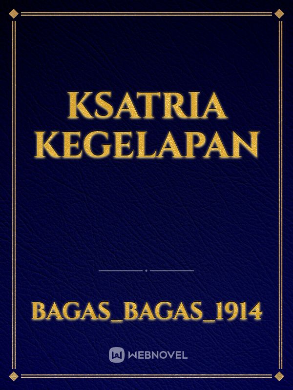 KSATRIA KEGELAPAN Book
