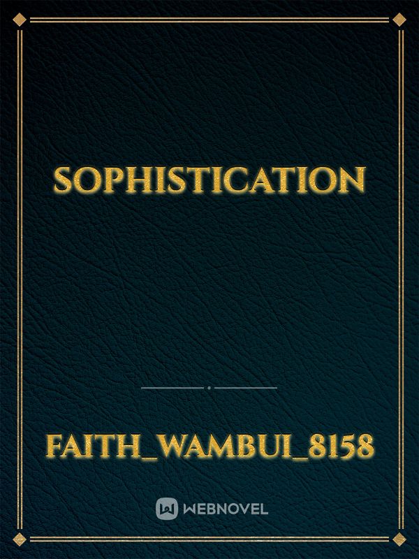 sophistication Book