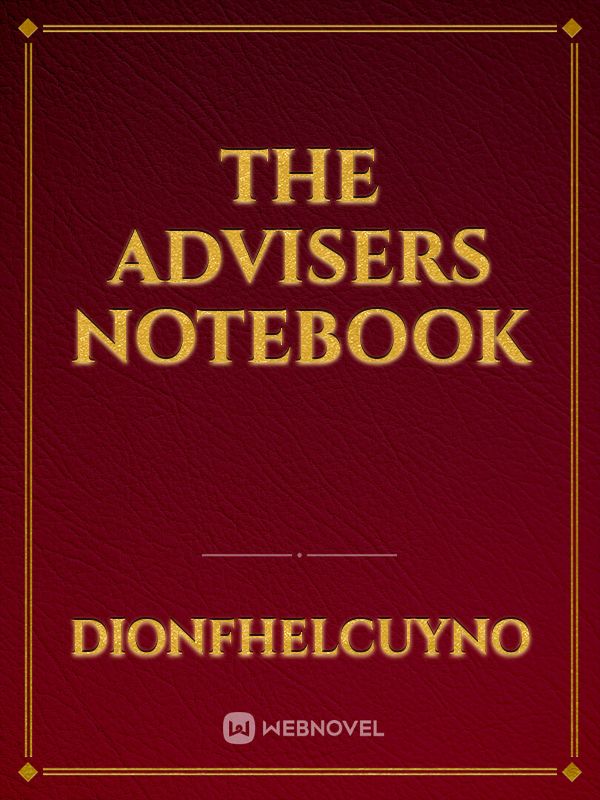 The Advisers Notebook Book