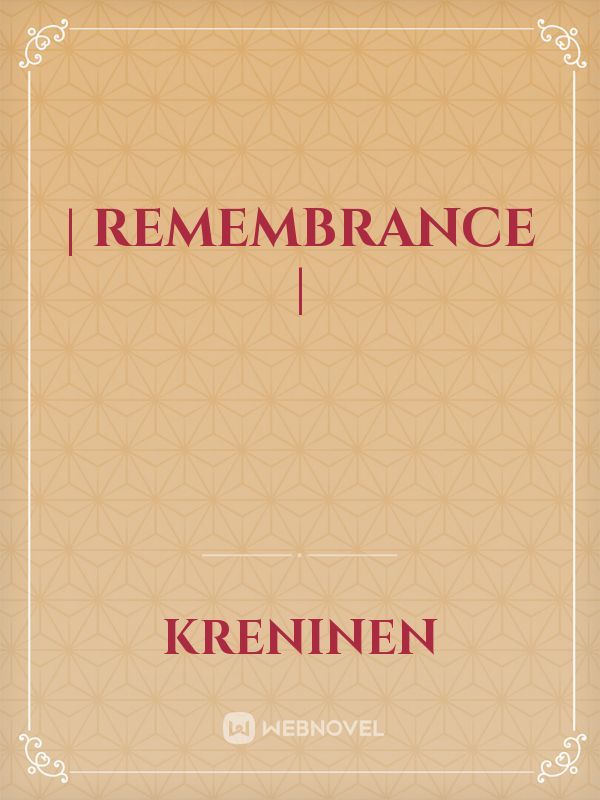 | Remembrance | Book