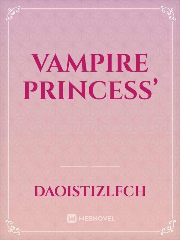 vampire princess’ Book