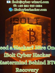 Hacker for hire: iBolt Cyber Hacker Mastermind Behind BTC Recovery Book