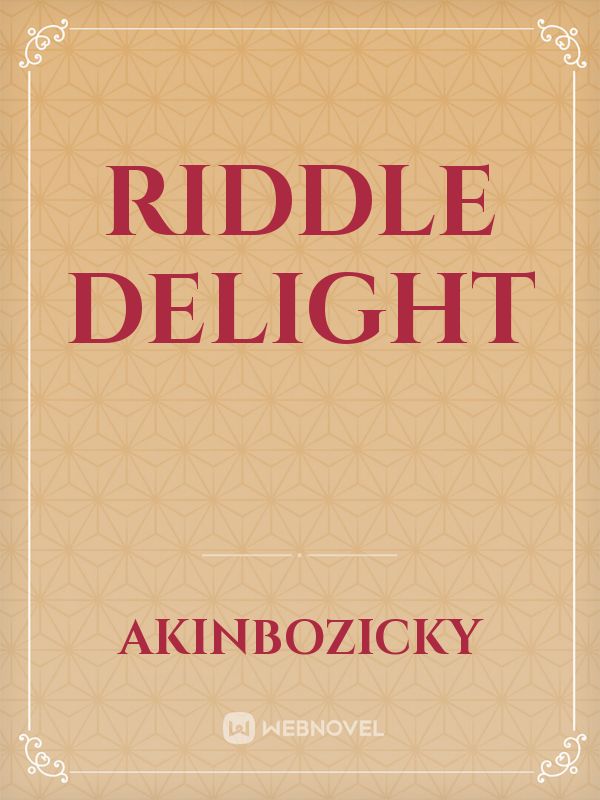 riddle Delight Book