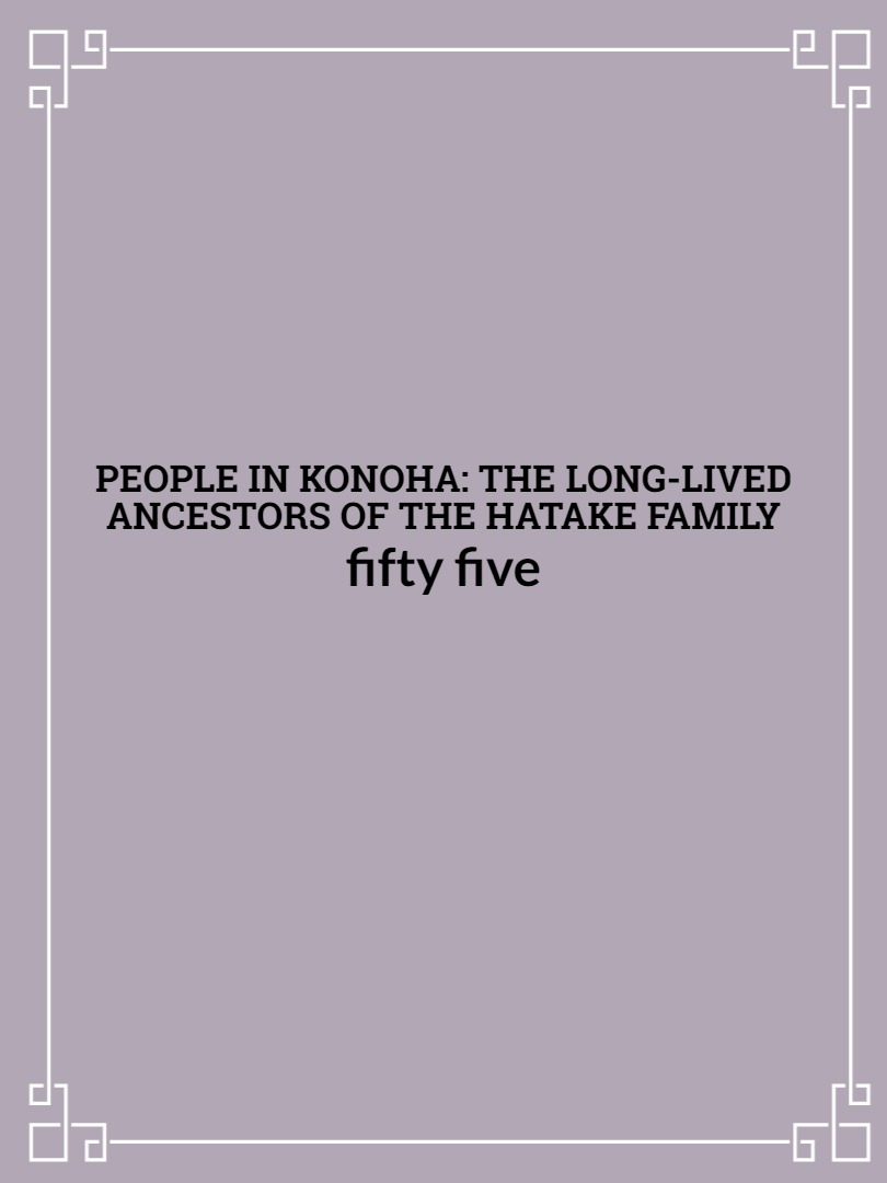 Reincarnated in Konoha: The Long-Lived Ancestors Of The Hatake Family