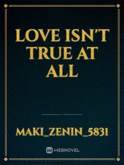 love isn't true at all Book