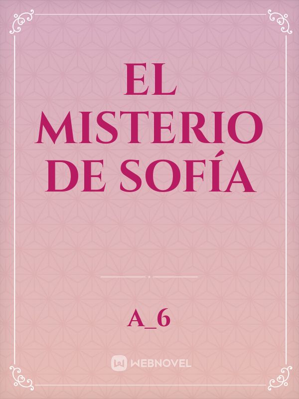 El misterio de Sofía Book